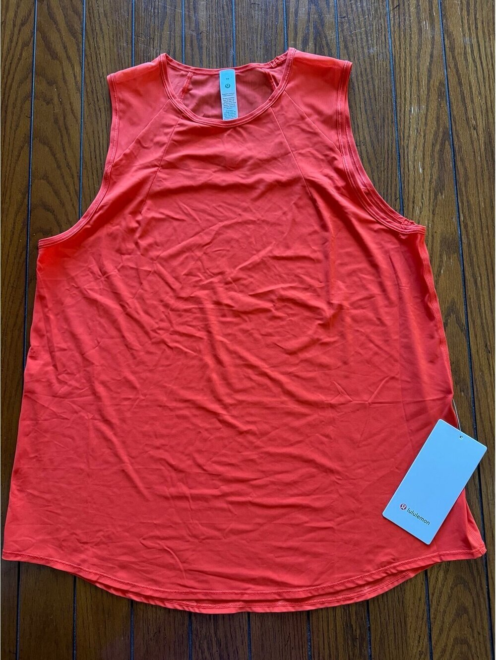 Lululemon Sculpt Tank Cherry Ember Size 10 NWT
